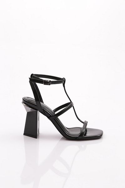 DGN 2439 Pantofi cu toc pentru femei cu curele la gleznă