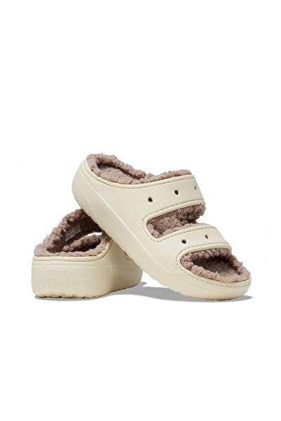 Crocs Sandale clasice Cozzzy pentru femei - papuci bej