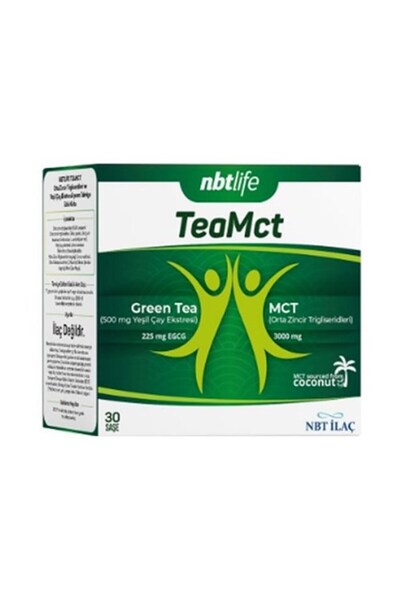 NBT Life Teamct Yeşil Çay Ekstreli 30 Saşe