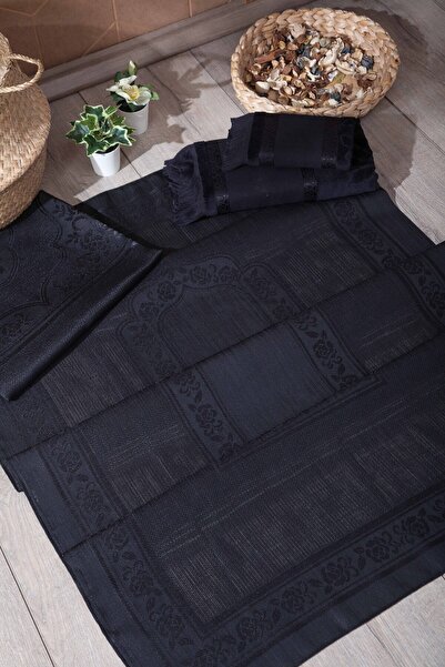 sarra Набір з 4 темних кольорових етамінових мішечків - з бахромою