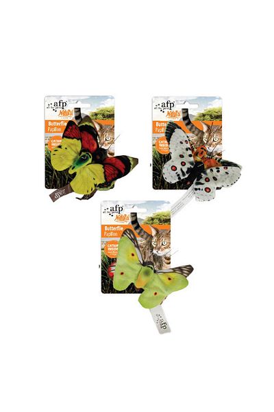 Afp Natural Instincts - Plush Butterfly Cat Toy 524130