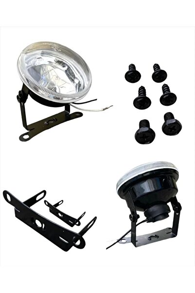 RBZ 9 CM YUVARLAK SİS FARI ŞEFFAF CAM