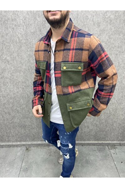 FıttingRoom Oversize Bohem Pamuklu Oduncu Gömlek