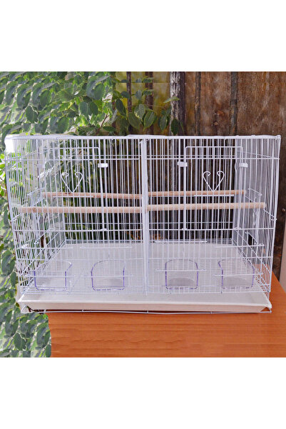 Genel Markalar KAFES ÇIFTHANE KANARYA BEYAZ 61X41X41 X 1 ADET 440120