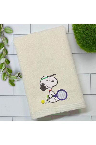 Ursa Snoopy Design Embroidered Sports Towel 50X90