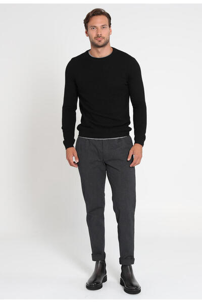 Lufian Pulover pentru bărbați Nova negru