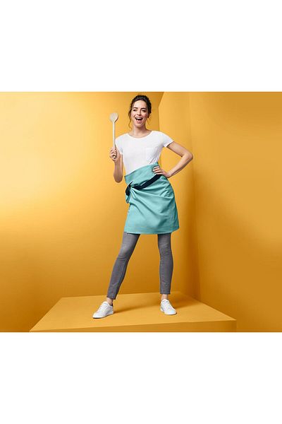 Tchibo Apron Cloth, Turquoise