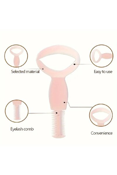 Rediquis Kullanımı Kolay Kirpik Şekillendirme Aracı Hipoalerjenik Maskara Kalkanı & Tarak Uygulayıcısı