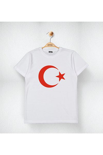 Cevval TRICOU ALB IMPRIMAT STRAPUL TURC