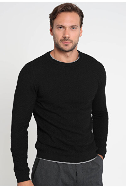 Lufian Pulover pentru bărbați Nova negru