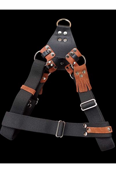 balkonda Köpek Göğüs Boyun Tasmalı Set Büyük Irk Göğüs:60-100cm Boyun:30-60cm/30-60kg Dog Harnes Tb5-21