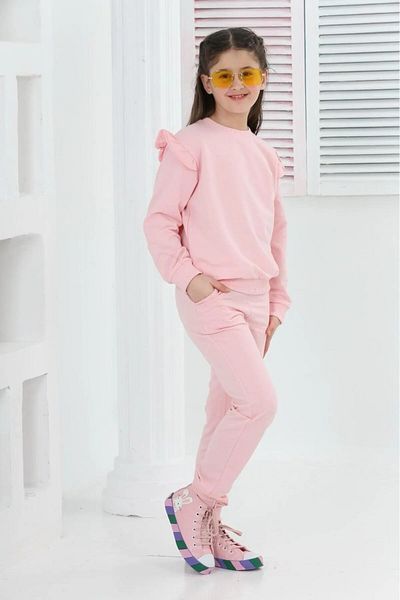 LUSANA SHOULDER Ruffle Suit