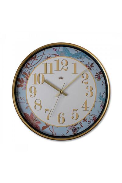 Klik Slim Anka Modern Tasarım Dekoratif Duvar Saati