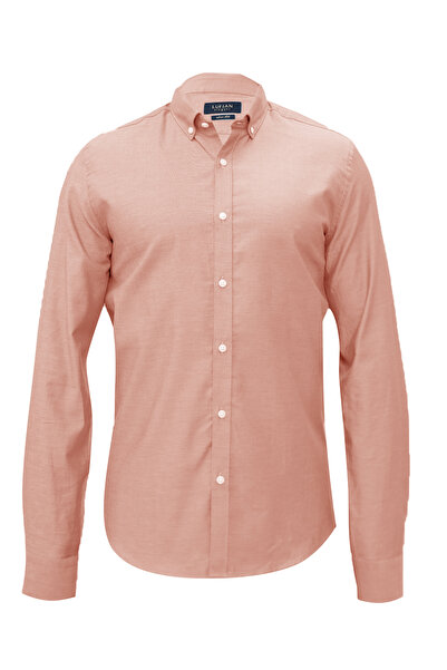 Lufian Suvi Erkek Smart Gömlek Slim Fit Pembe