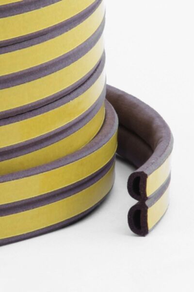 Badem10 10X2=20 Meters Brown Door Window Tape - Cold Insulation Rubber Tapes