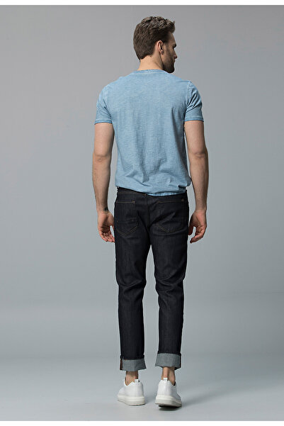 Lufian Hector Smart Jean Erkek Pantolon Straight Fit Koyu Lacivert