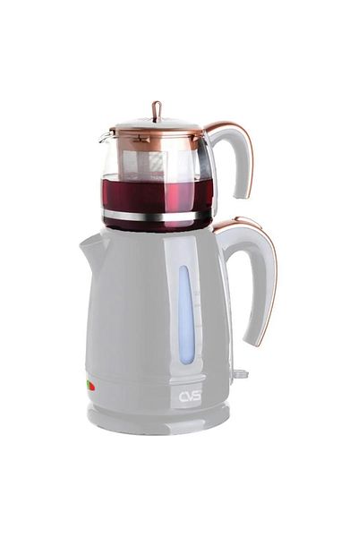 CVS Dn 1547 Latife Weiß Elektrische Plastikglas-Teemaschine