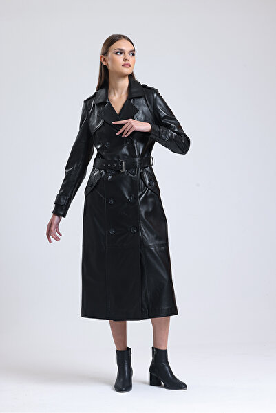 shop Hakiki Deri Trençkot Pardesü