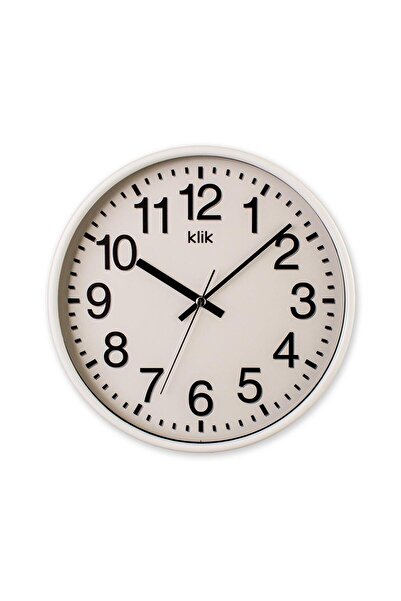 Klik Venüs Beyaz Duvar Saati