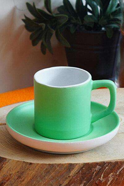 Seraclass Renkli Türk Kahvesi Fincanı 100ml