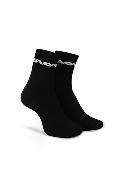 Nivia Grip Mid Calf Sports Socks (Black)  | Cotton | Light Weight | Comfortable | Stylish | Casual