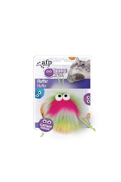 Afp Pink Furry Ball - Furry Colorful Mouse Toy 476123
