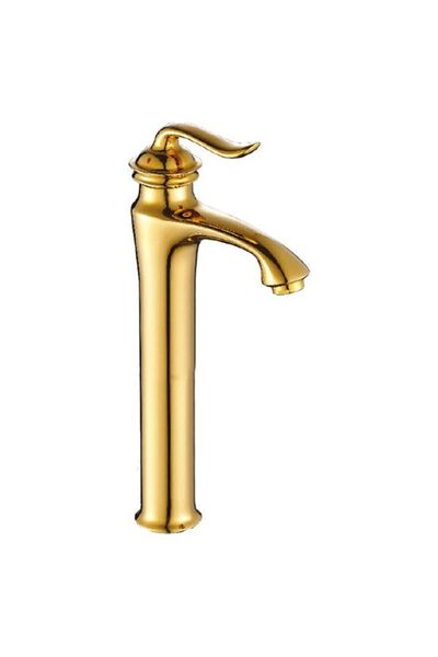 ACAR Elegant Gold Uzun Lavabo Bataryası Çanak Lavabolar İçin Altın Renkli