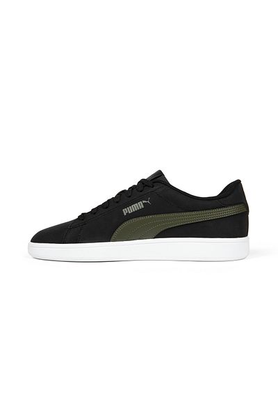Puma Smash 3.0 Buck Unisex Sneakers392336 07 Black dark Olive Trendyol