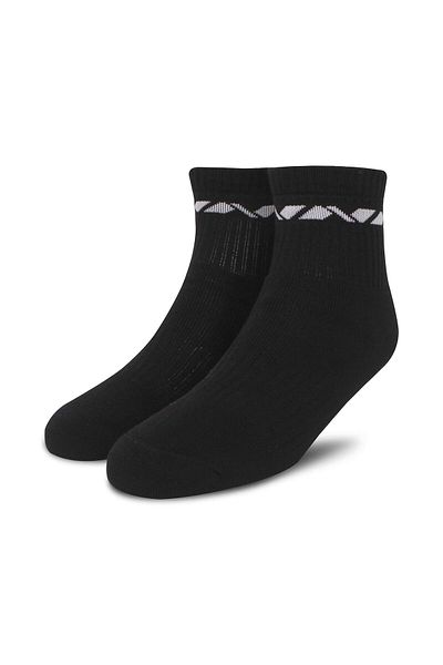 Nivia Cube Sports Ankle Length Socks (Black) | Cotton | Light Weight | Comfortable | Stylish