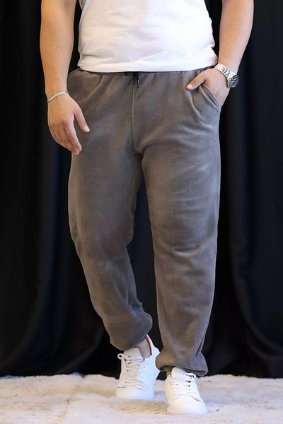 MİSHAR İTALİA Ανδρικό φούτερ Mink Fleece με ελαστική μέση και πόδι