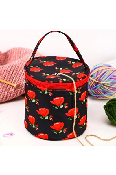 yumakça Yumak Çantası 13 x 14 Cm Mini Boy LE13 Siyah Organizer Çanta