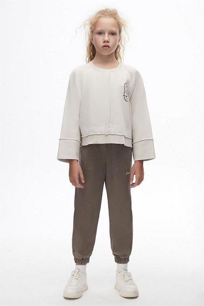 nk kids Anthracite Κοριτσίστικο Παντελόνι - 57810