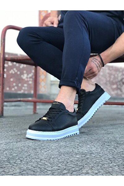 Wagoon WG025 Чорні чоловічі повсякденні черевики