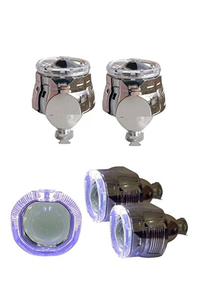 E.K.Tuning 2.5 İNÇ KARE ANGELLI Bİ-XENON MERCEK BEYAZ ANGEL G261S WHİTE