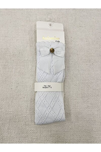 Katamino Katmino Female Child Knee-High Socks Velvet Bow Knitted Model