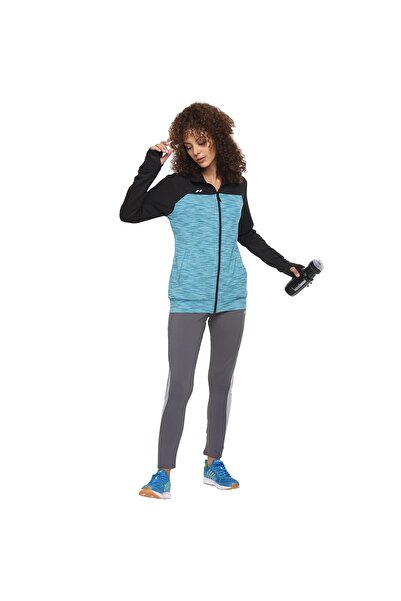Nivia Neo-6 Womens Jacket (Turquoise Blue/Black, M) | Good for Cold Winter Weather | For Riding