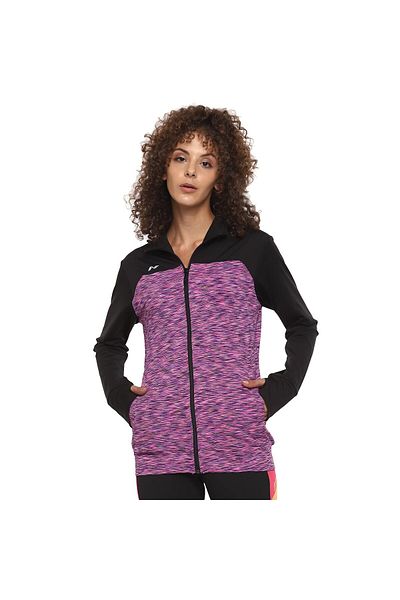 Nivia Neo-6 Womens Jacket (Purple/Black, S) | Good for Cold Winter Weather | For Riding, Driving