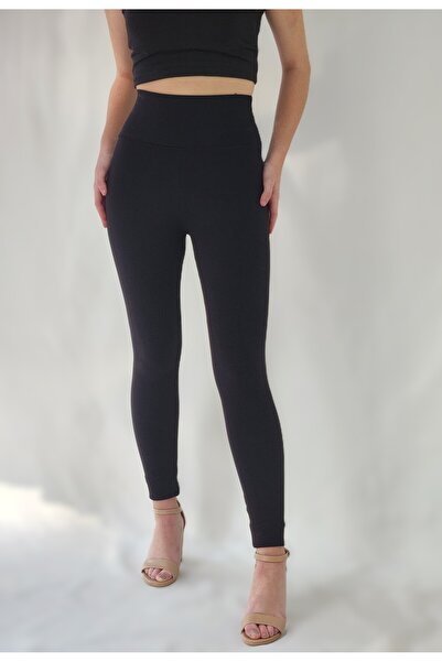 YAXİ Çelik Korsaj Siyah Tayt