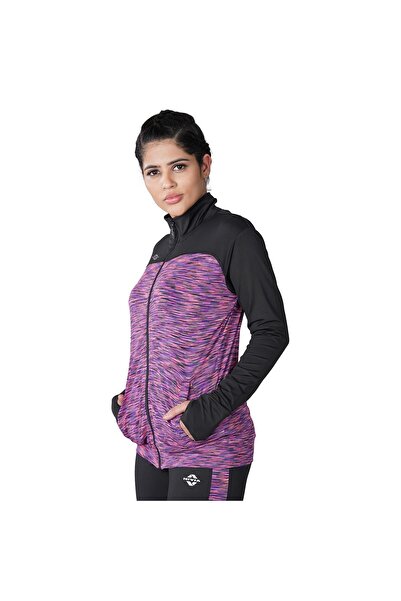 Nivia Neo-6 Womens Jacket (Purple/Black, L) | Good for Cold Winter Weather | For Riding, Driving