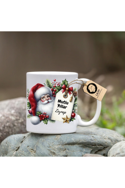 Lion Baskı ve Organizasyon Kişiye Özel Noel Temalı Kupa