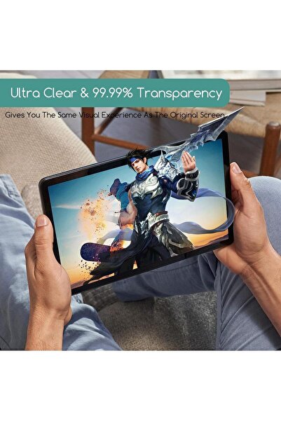 TEKNETSTORE Samsung Galaxy Tab S10 Plus 12.4 Inç Ekran Koruyucu Nano Esnek Kırılmaz Sm-x820 Tam Uyumlu