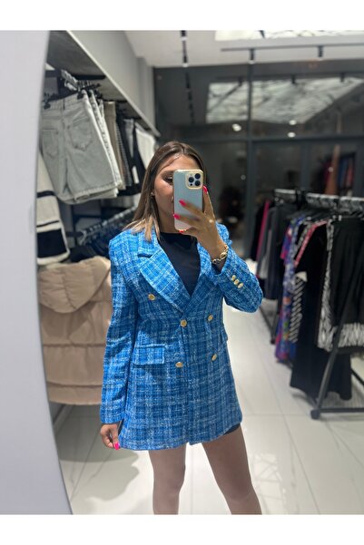 Şevval saraç butik Tüvit Blazer Ceket