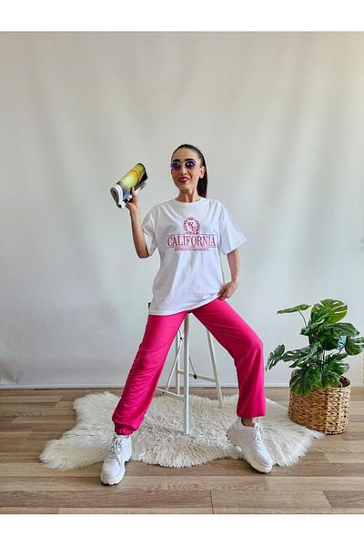 6 butik altı üstü butik Σετ αθλητικών φόρμας California Print