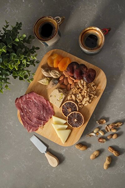 AVANTAGE HOME Rico - Bambu Ayaklı Sunum Standı 27 X 22 cm