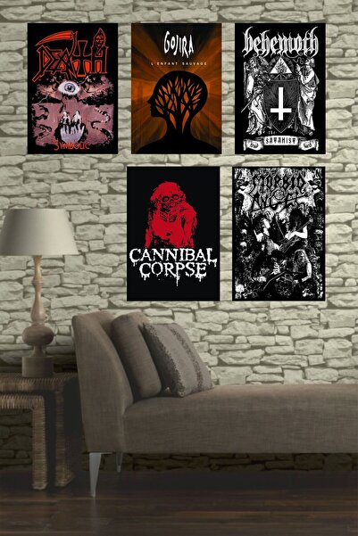 icase Death Metal Grup Cannibal Corpse Morbid Angel Gojira Death Behemoth Pos...
