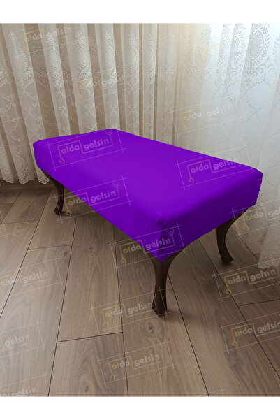 aldagelsin Ayak Ucu Kapı Önü Antre Düz Bench Puf Orta Sehpa Ceviz Ayak (90*45)