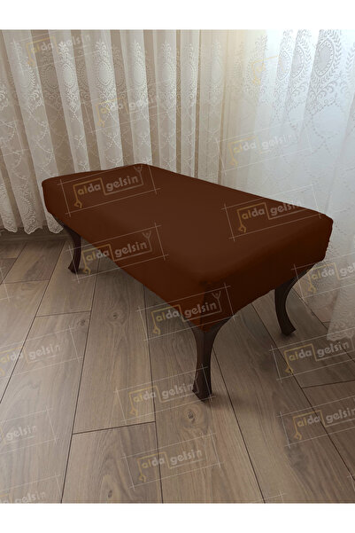 aldagelsin Ayak Ucu Kapı Önü Antre Düz Bench Puf Orta Sehpa Ceviz Ayak (90*45)