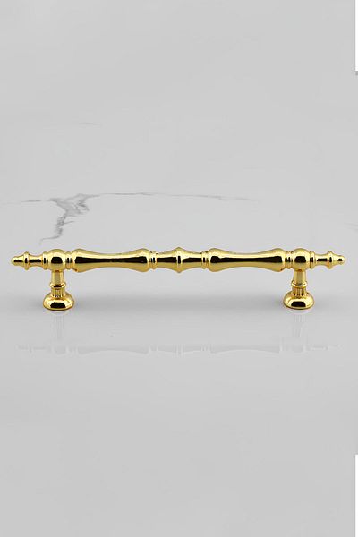 Badem10 Mâner metalic Nilay Gold 128 mm- 12,8 cm Mobilier Bucătărie Sertar Dulap Dulap Mânere Mâner Mâner Aur