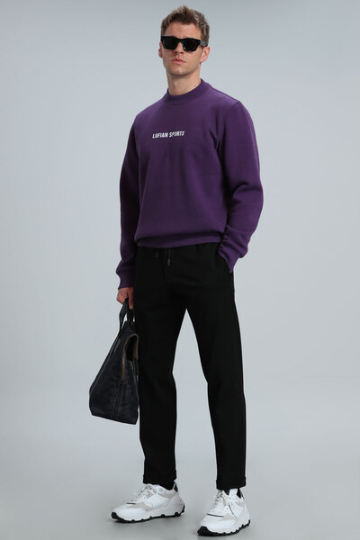 Lufian Star Men's Sweatshirt Plum