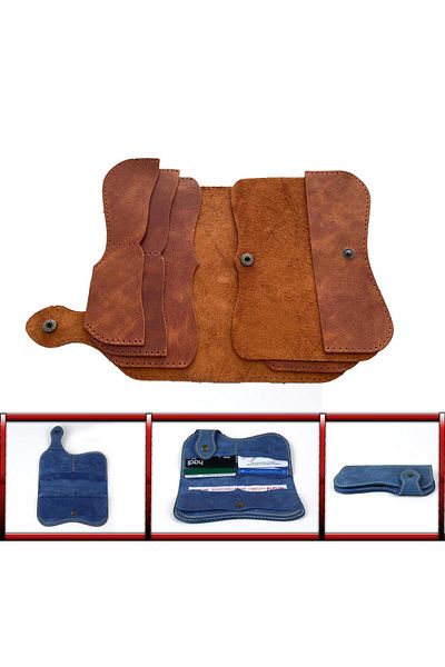 AiryFooT Sofia Wallet DIY Στιγμιαία κομμένη δερμάτινη τεμάχιο